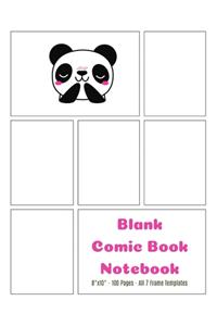Blank Comic Book Notebook