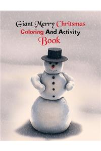 Giant Merry Chritsmas Coloring And Activity Book