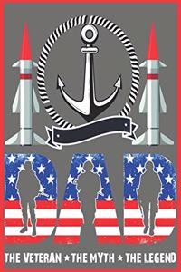 Navy Veteran Dad Notebook