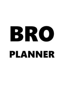 2020 Daily Planner For Men Bro Planner Black Font White Design 388 Pages