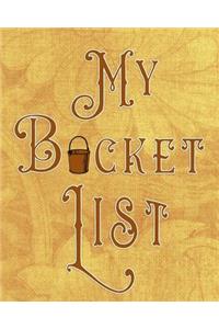 My Bucket List