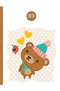 2019 Planner; Bear and Bird