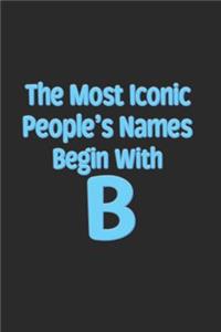 Most Iconic People's Names Begin with B