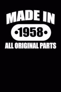 Made in 1958 All Original Parts