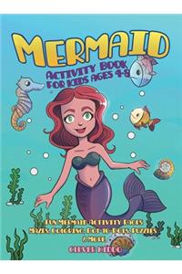Mermaid Activity Book for Kids Ages 4-8