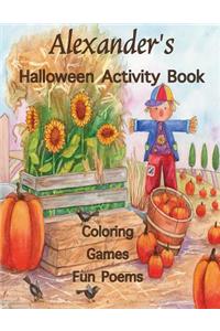 Alexander's Halloween Activity Book