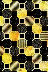 Journal Notebook Dotty Hexagon Pattern 6