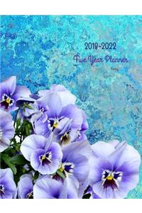 2018 - 2022 Pansy Five Year Planner