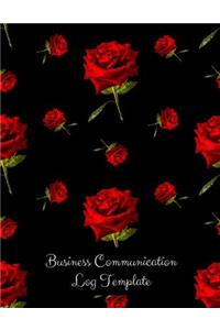 Business Communication Log Template