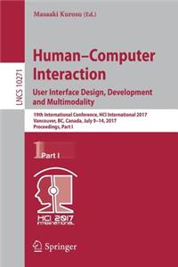 Human-Computer Interaction. User Interface Design, Development and Multimodality