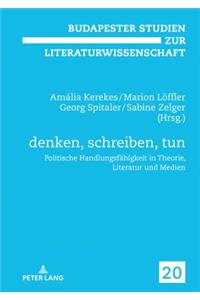 denken, schreiben, tun