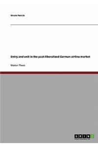 Entry and exit in the post-liberalized German airline market