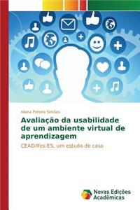 Avaliação da usabilidade de um ambiente virtual de aprendizagem