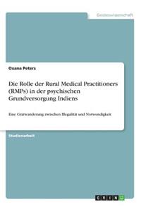 Die Rolle der Rural Medical Practitioners (RMPs) in der psychischen Grundversorgung Indiens
