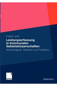Leistungserfassung in Kommunalen Gebietskörperschaften