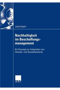 Nachhaltigkeit Im Beschaffungsmanagement