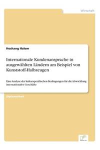 Internationale Kundenansprache in ausgewählten Ländern am Beispiel von Kunststoff-Halbzeugen