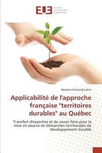 Applicabilité de Lapproche Française 