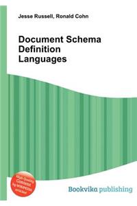 Document Schema Definition Languages