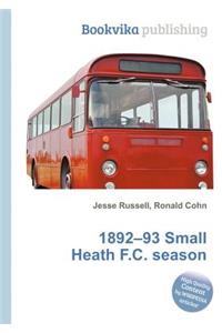1892-93 Small Heath F.C. Season