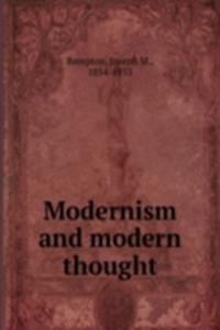 Modernism and modern thought