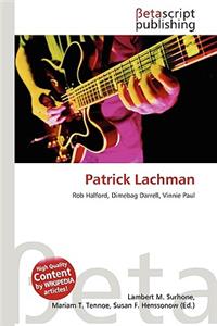 Patrick Lachman