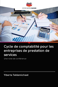 Cycle de comptabilité pour les entreprises de prestation de services