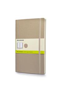 Moleskine Soft Large Khaki Beige Plain Notebook
