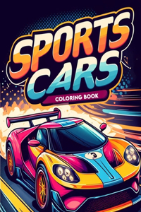 Sports Cars Coloring Book