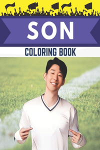 Heung Min Son Coloring Book