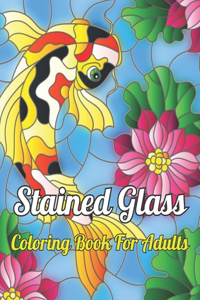 Stained Glass Coloring Book For Adults