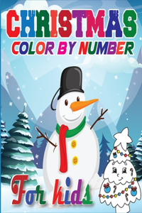 Christmas Color By Number For Kids