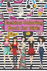 Fashion Coloring Book for Girls