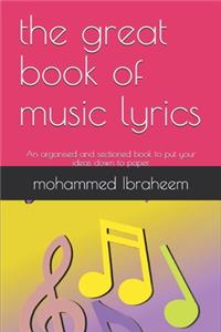 great book of music lyrics