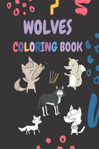 Wolves Coloring Book