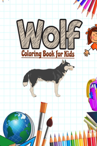 Wolf Coloring Book for kids