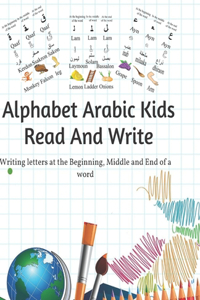 alphabet arabic kids read and write
