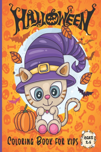 Halloween Coloring Book for kids Ages 2-5