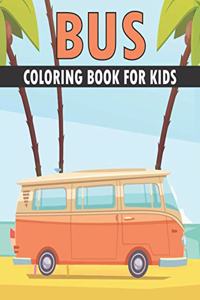 Bus Coloring Book For Kids