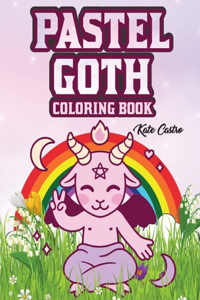 Pastel Goth Coloring Book