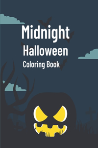 Midnight Halloween Coloring Book