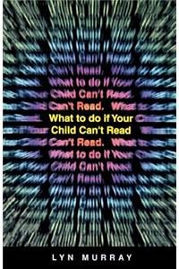 What to do if Your Child Can't Read
