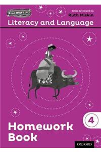Read Write Inc.: Literacy & Language: Year 4 Homework Book Pack of 10