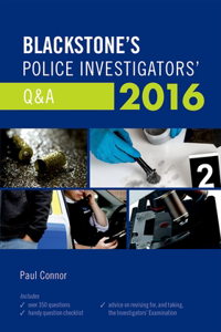 Blackstone's Police Investigators' Q&A 2016