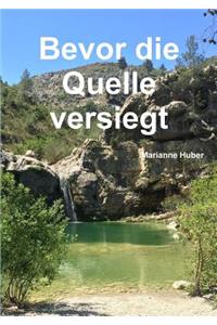 Bevor die Quelle versiegt