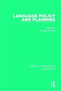 Language Policy and Planning