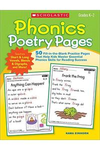 Phonics Poetry Pages