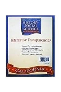 Houghton Mifflin Social Studies California: Interactive Transp LVL 4