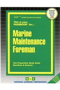 Marine Maintenance Foreman