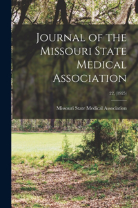 Journal of the Missouri State Medical Association; 22, (1925)